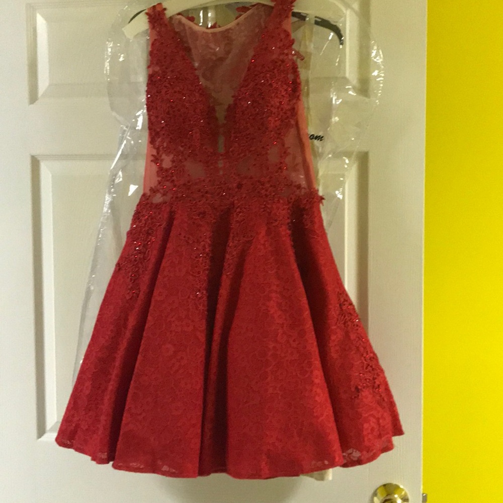 Red Homecoming dress